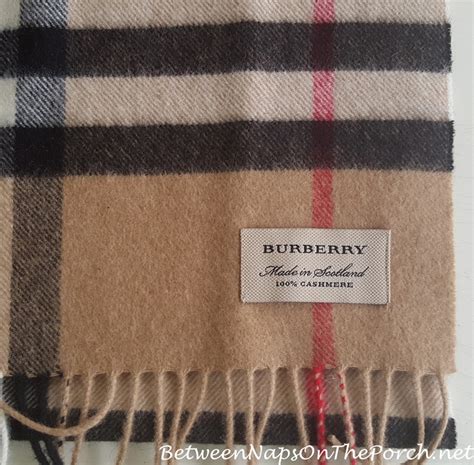 how to tell if burberry scarf is real